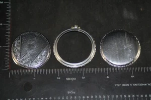 ILLINOIS POCKET WATCH CASE LOT 2PC  1  13/16" OD 1  7/16 ID spartan 45mm - Picture 1 of 7