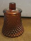 Homco Amber Hobnail Glass Votive Replacement Sconce..