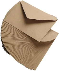 Sobres Kraft acanalados marrones C6 114x162 mm 110gsm gratis Reino Unido P&P - Bodas - Imagen 1 de 4