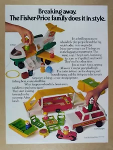 1981 Fisher-Price Jetliner Car & Camper vintage print Ad - Picture 1 of 1