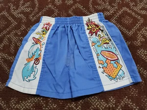 Vintage 1990s Health-Tex Surfer Shorts - Kids / Youth Size 4T - Blue - Picture 1 of 7