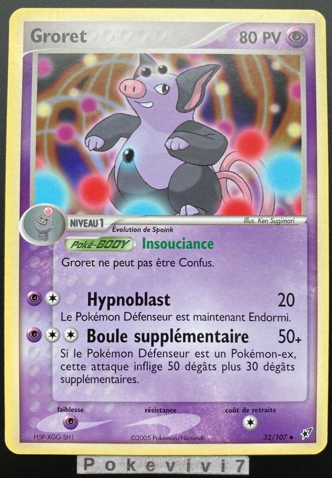 Carte Pokemon GRORET 32/107 Ex Deoxys Bloc EX FR NEUF - Photo 1/1