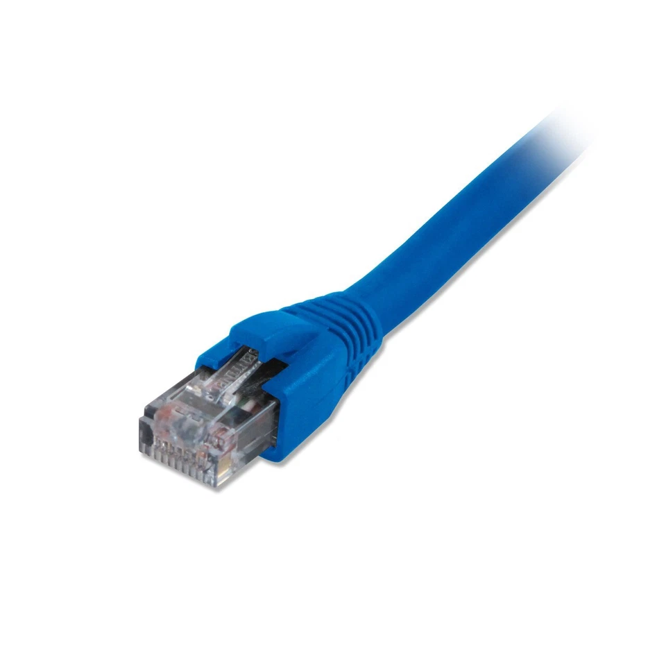 Cat6 Snagless Solid Shielded Patch Cable Size: 50ft, Model: CAT6SHP-50BLU - Image 1 of 2