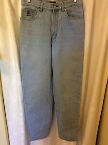 Vintage Tommy Hilfiger Jeans 27X28 kids 18 tapered Leg 12" rise MOM baby blues