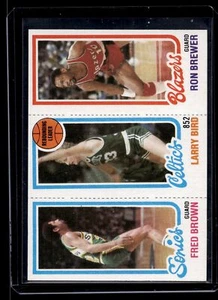 1980 Topps Larry Bird RC Rookie Fred Brown Ron Brewer #31 #198 #228 (3) - Foto 1 di 2
