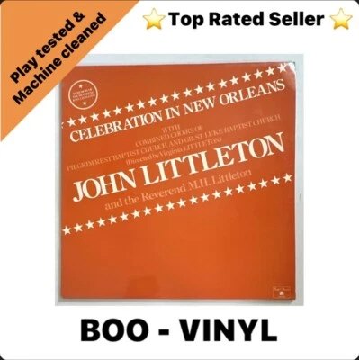 JOHN LITTLETON - Celebration in New Orleans - Vinyle LP Soul Funk Blues EX / EX - Image 1 of 4