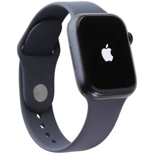 Apple Watch Series 8 (45mm) (A2774) GPS + LTE - Minuit Al / Minuit Sp Band - Photo 1 sur 5