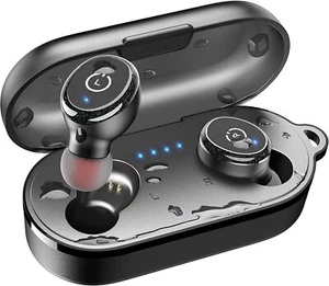 Wodoodporne słuchawki Bluetooth TOZO T1115 T10 TWS - czarne - Zdjęcie 1 z 8