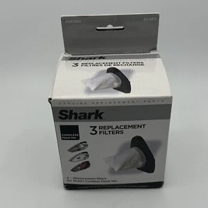 3 Pack Genuine OEM Shark XSB726N Dust Cup Replacement Filters 43-6611 Brand New! - Picture 1 of 7