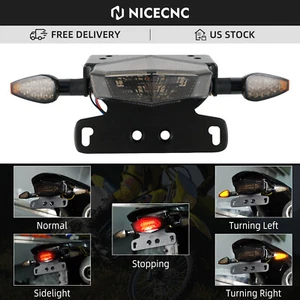 LED Turn Signal Brake Light License Plate Tail Light For Suzuki DRZ400S DRZ400SM - Picture 1 of 9