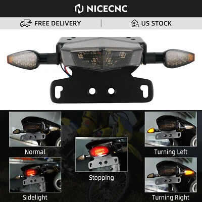 LED Turn Signal Brake Light License Plate Tail Light For Suzuki DRZ400S DRZ400SM - Image 1 of 4