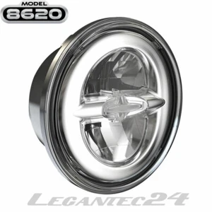 JW Speaker 8620 Reflektor LED Motorrad Scheinwerfer 5,75" PAR46 Chrom E-gepr.neu - Picture 1 of 5