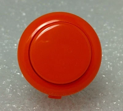 Japan Sanwa Orange Start Buttons x 2 pc OBSF-24-O Video Arcade Parts - Image 1 of 3
