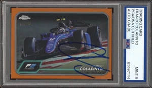 2024 Topps Chrome F1 #96 Franco Colapinto Orange Refractor /25 PSA AUTO 9 RC - Bild 1 von 2