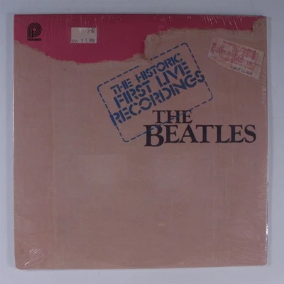 BEATLES Historic First Live Recordings PICKWICK PTP-2098 2XLP gatefold SEALED z - Image 1 of 2
