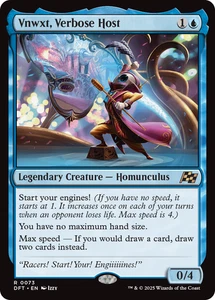 Vnwxt, Verbose Host 0073 ~ Raro Casi Nuevo MTG Aetherdrift - Imagen 1 de 1