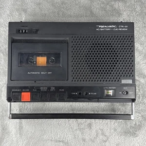 Realistic CTR-51 Model 14-813 Cassette Tape Recorder TESTED WORKS - Picture 1 of 6