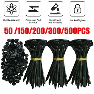 50-500pcs Nylon Universal Cable Tie Buckle Self-Locking Nylon Zip Ties Holder - Picture 1 of 11