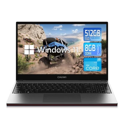 CHUWI CoreBook XPro NoteBook 15.6'' Intel i3-1215 Quad Core 8GB RAM 512GB SSD - Image 1 of 4