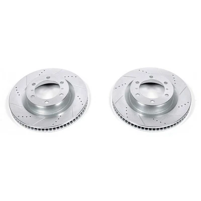 PowerStop Evolution 钻槽转子一对前适用于雷克萨斯 GX460 — 第 1/3 张图片