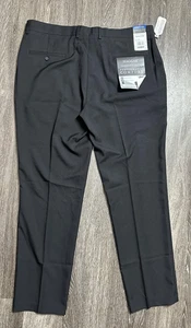 Haggar Performance bequeme Anzughose Herren 38 x 32 schwarz gerade Passform Repreve - Bild 1 von 6