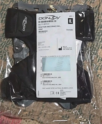 Rodillera DonJoy Reaction WEB Talla M/L Gris Ligera Flexibilidad con Manga Foto 1 de 3