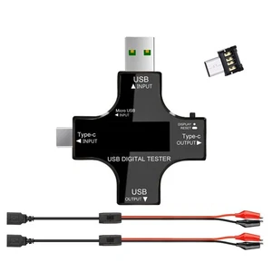 New USB Power Meter USB Power Meter Tester Accepts Maximum Power: 150W - Picture 1 of 17
