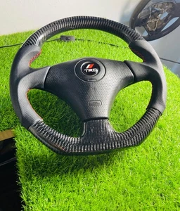 Volante TRD de fibra de carbono real Toyota Celica, MR2, Supra - Imagen 1 de 6