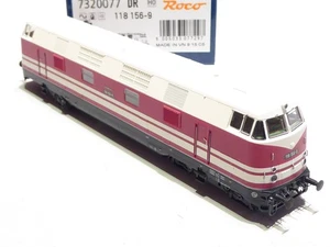 Roco HO 7320077 DR 4ach Diesellok 118 156 9 rot OVP AC Sound gebraucht G461 - Bild 1 von 3