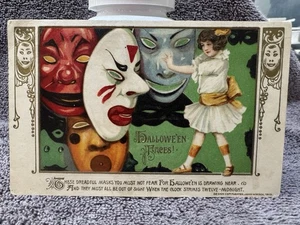 HALLOWEEN POSTCARD JOHN WINSCH C4 - Picture 1 of 2