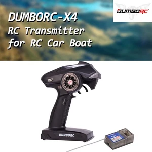 DUMBORC X4 4CH 2.4G RC Radio Control Transmitter P6F Receiver for RC Car Boat - Picture 1 of 6