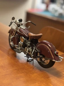 1942 Indian Motorcycle 442 Franklin 1:10 Die Cast - Picture 1 of 5