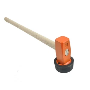 Heitmann & Wittler Hammer Plattenlegerhammer Spezial rund 1000 g orange - Bild 1 von 1