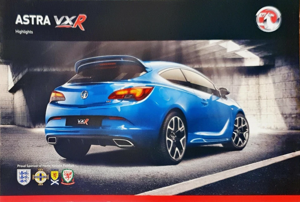 Vauxhall Astra VXR, Highlights Brochure 2012 UK Market - Image 1 of 1