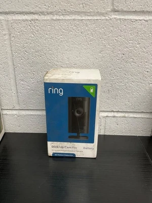 NEW Ring Stick Up Cam Pro Battery 2-Way Talk 3D Motion Bird’s Eye Zones - BLACK - Image 1 of 3