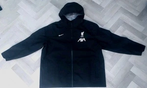 Liverpool Fc Staff Issued Training Coat Nike Gore-Tex Black 2XL XXL rare jacket - Picture 1 of 11