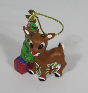 Rudolph the Red Nose Reindeer Christmas Tree Ornament Kurt Adler - Picture 1 of 3