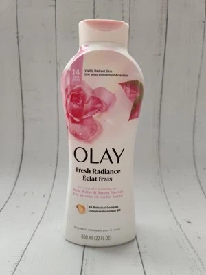 OLAY Fresh Radiance Rose Water & Sweet Nectar Body Wash, 22 fl oz - Image 1 of 2