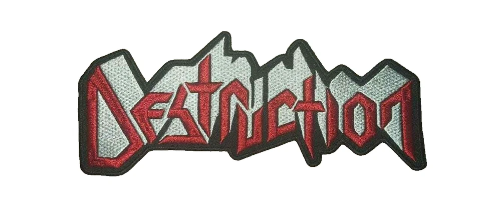 ##Destruction## Embroidered Backpatch. - Image 1 of 1