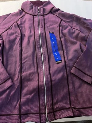 Chaqueta Kirkland Signature Talla L Damas Reversible Cremallera Completa - Púrpura Nueva Con Etiqueta Foto 1 de 4