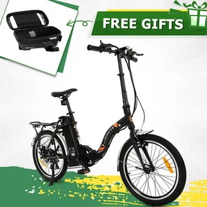 ECOTRIC 20in 350W Folding Step Thru Electric Bike Commuter City 7 Speed UL2849 - Picture 1 of 20