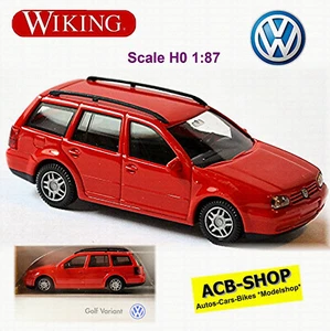 VW Golf 4 Variante Tipo 1J5 Familiare 1999-2006 Rosso/Arancione Rosso 1:87 - Foto 1 di 3