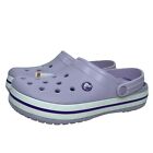 Crocs Crocband Womens Clogs Size 7 (J5) Lavender Water Friendly Summer Sandals