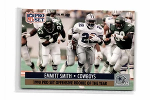 Emmitt Smith Football #800 Offense 1990 Pro Set Dallas Cowboys - Picture 1 of 2