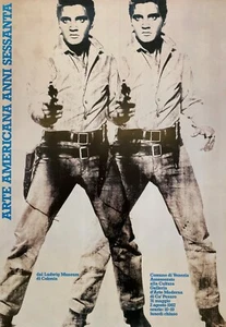 Andy Warhol, 1987 - Kunst Amerikanisch (Elvis Presley) - Werbung Vintage Poster - Bild 1 von 16