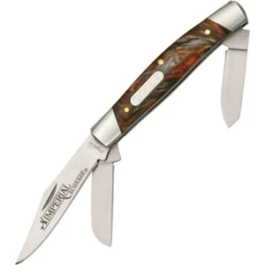 Imperial Schrade Knife Imp16S 3.38" Closed Stockman Smooth Celluloid Handles - Picture 1 of 1
