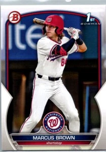 2023 Bowman Draft #BD-26 Marcus Brown - Picture 1 of 2