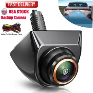 Backup Camera for Car with 170° Wide Angle Fisheye 720P HD Lens, IP68 Waterproof - Picture 1 of 14