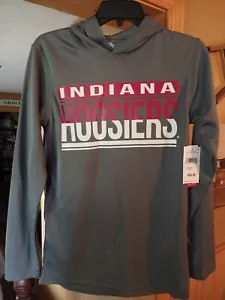Indiana Hoosiers NCAA Pel-Athletic Gris Sudadera con Capucha Talla-Pequeña (Nueva Con Etiquetas) - Imagen 1 de 8