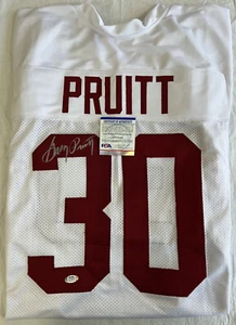 Greg Pruitt Oklahoma Sooners Rare Hand Signed Autographed Jersey PSA COA - Picture 1 of 9